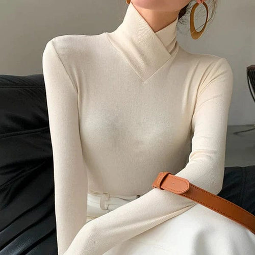 Jillian - Elegant sweater med rullekrave
