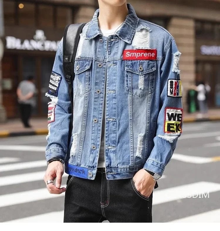 JIMMY - Herre bomuldsdenimfrakker og -jakker