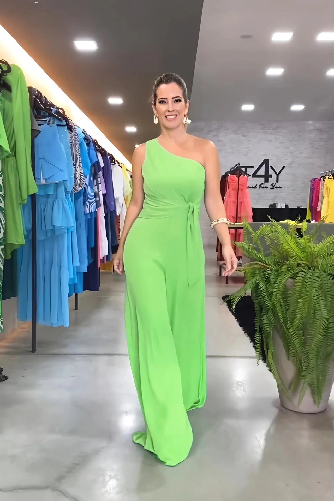 Johanna - Mode one-shoulder jumpsuit