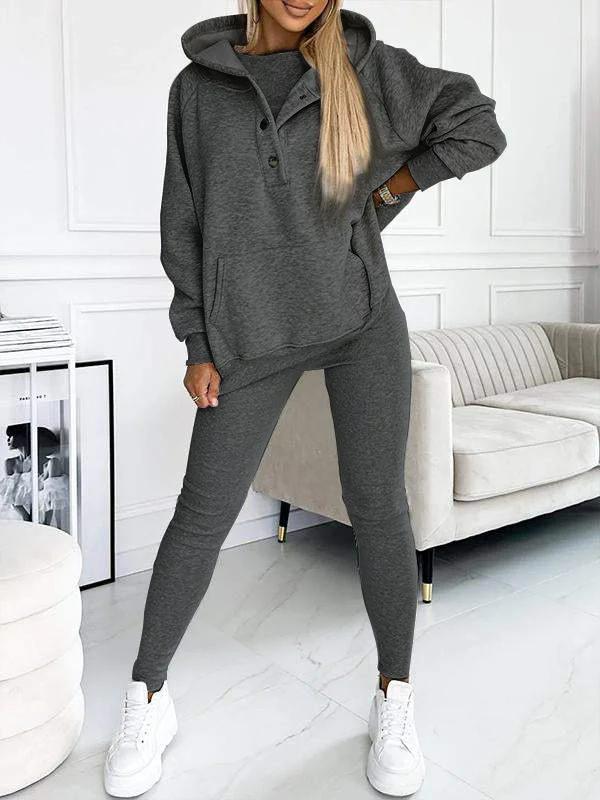 Sæt med Hoodie | Bomuld | Afslappet og Moderne