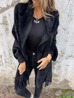 Elvira | Cardigan med frynser