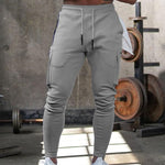 Karlos - Stilfulde cargo-træningsbukser med stretch i Slim-Fit/Muscle-Fit til mænd