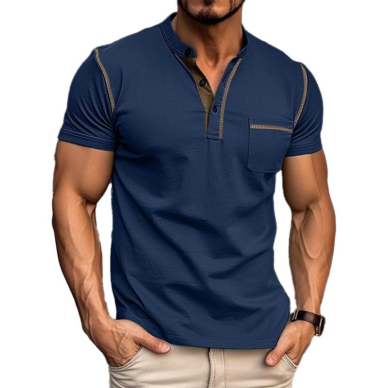 Harland - Polo med Henley-krave