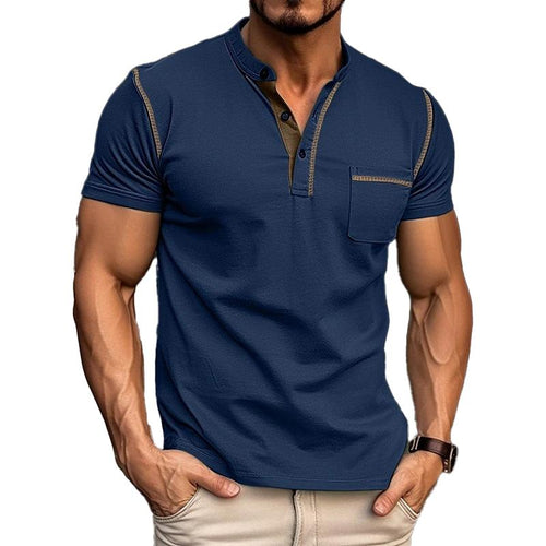 Harland - Polo med Henley-krave