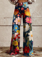 Vide Jeans | Blomsterprint | Legende og Statement-skabende