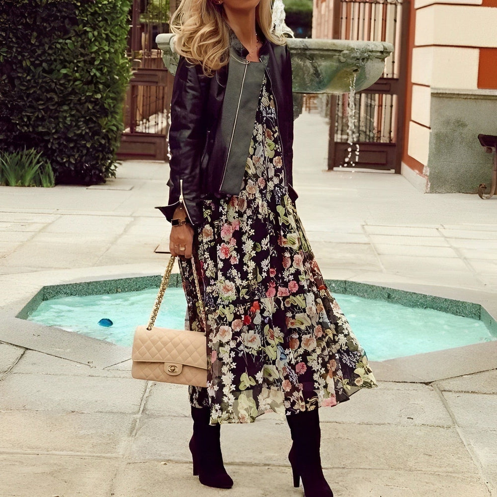 KATJA - Stilfuld sommerkjole