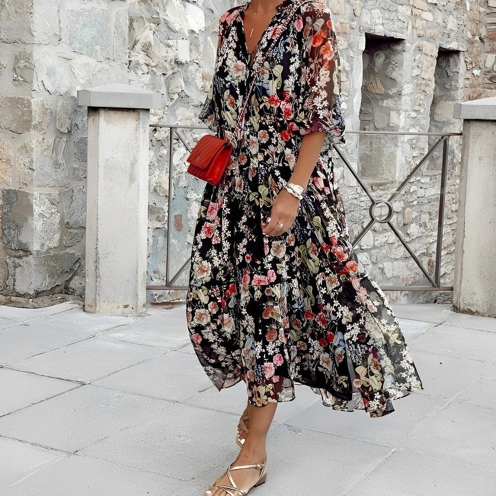 KATJA - Stilfuld sommerkjole