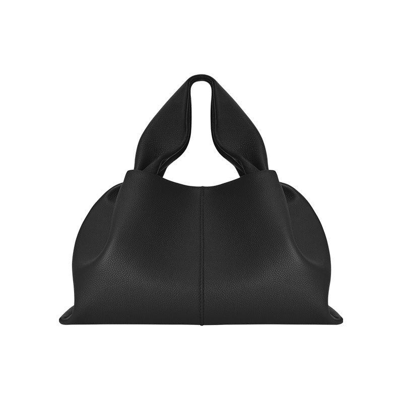 Minchen - Vintage tote-hængetaske i blødt læder
