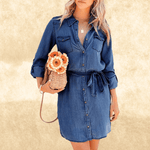 Lara - Mode denim kjole