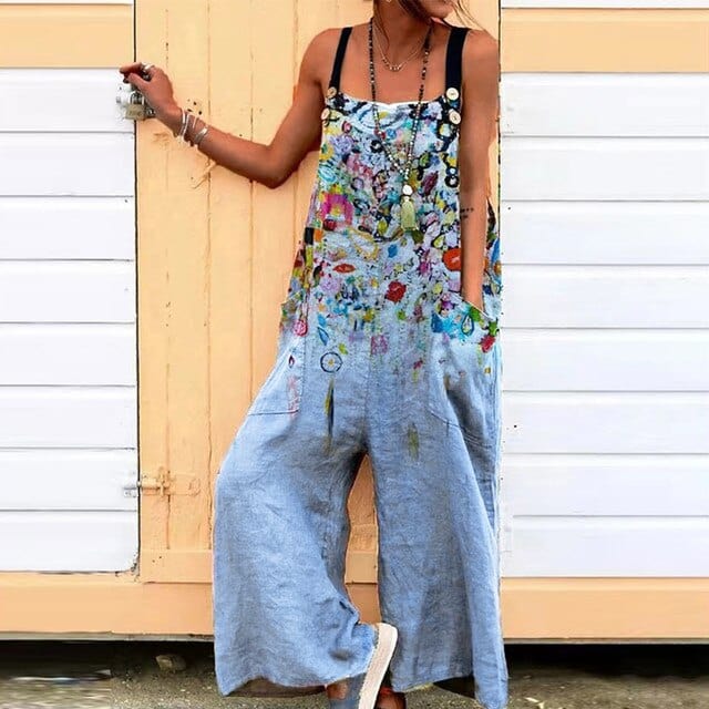 LAUREN - Modebukser med brede ben og jumpsuit