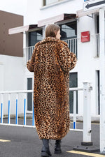 LEE - Leopardfrakke Lockere plysjakke