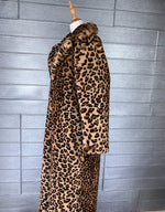 LEE - Leopardfrakke Lockere plysjakke