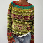 Luciana - Sweater med unikt print
