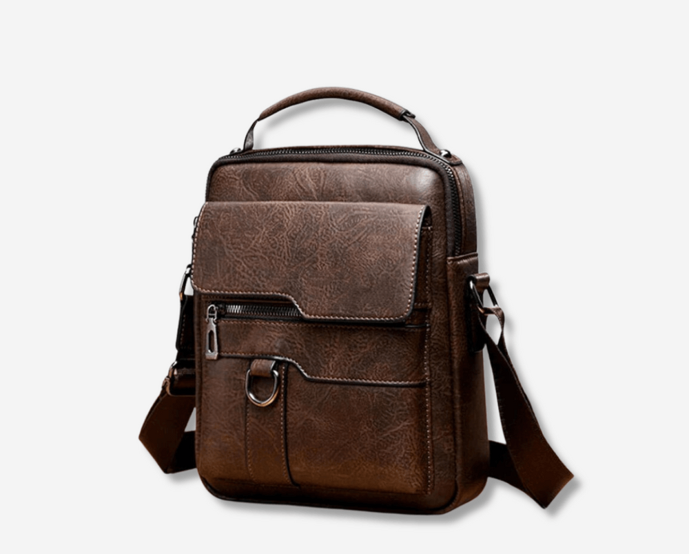 Moderne og stilfuld - FinnLeather Skuldertaske