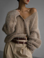 Nadia | Elegant cardigan i plys