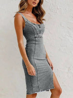 Auberon - Bodycon-midikjole I Denim