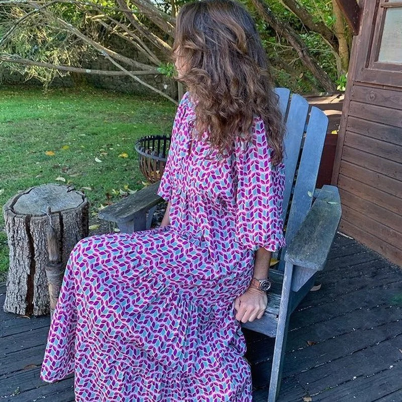 Pauline - Kjoler med geometrisk print