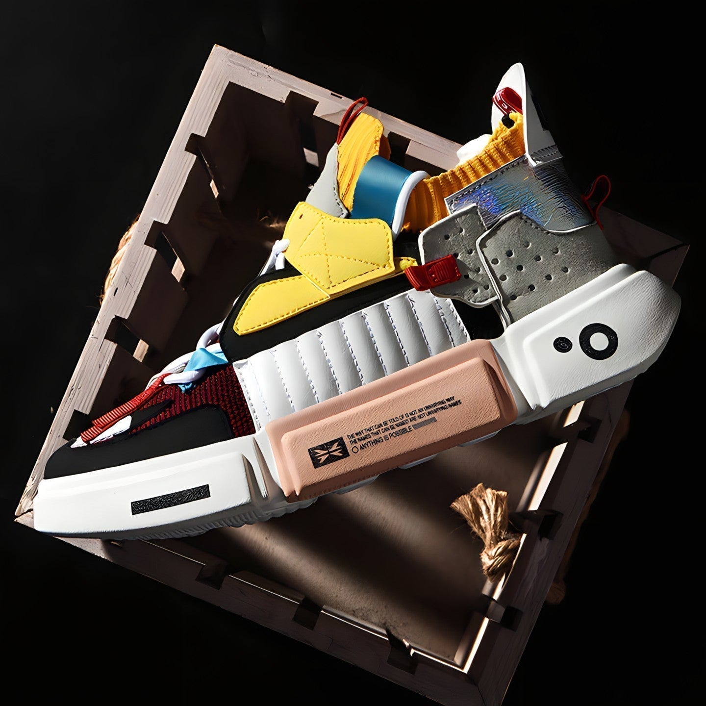 Devako | Streetwear-sneakers i blandede farver