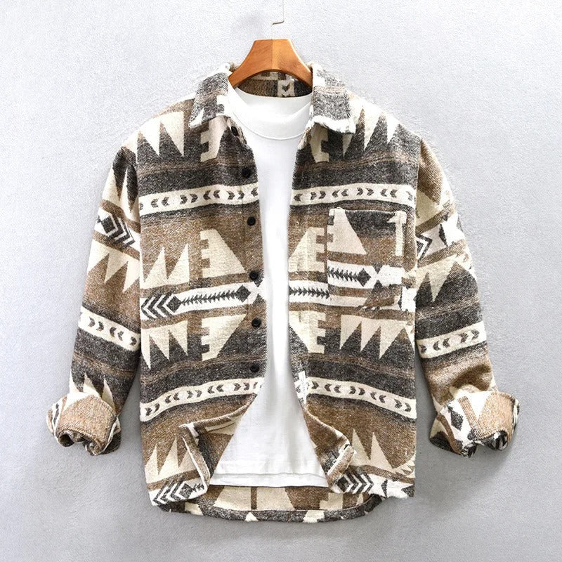 Vintage flannelskjorte til mænd