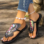 Elsie - Sandaler med sommerfugledesign til kvinder