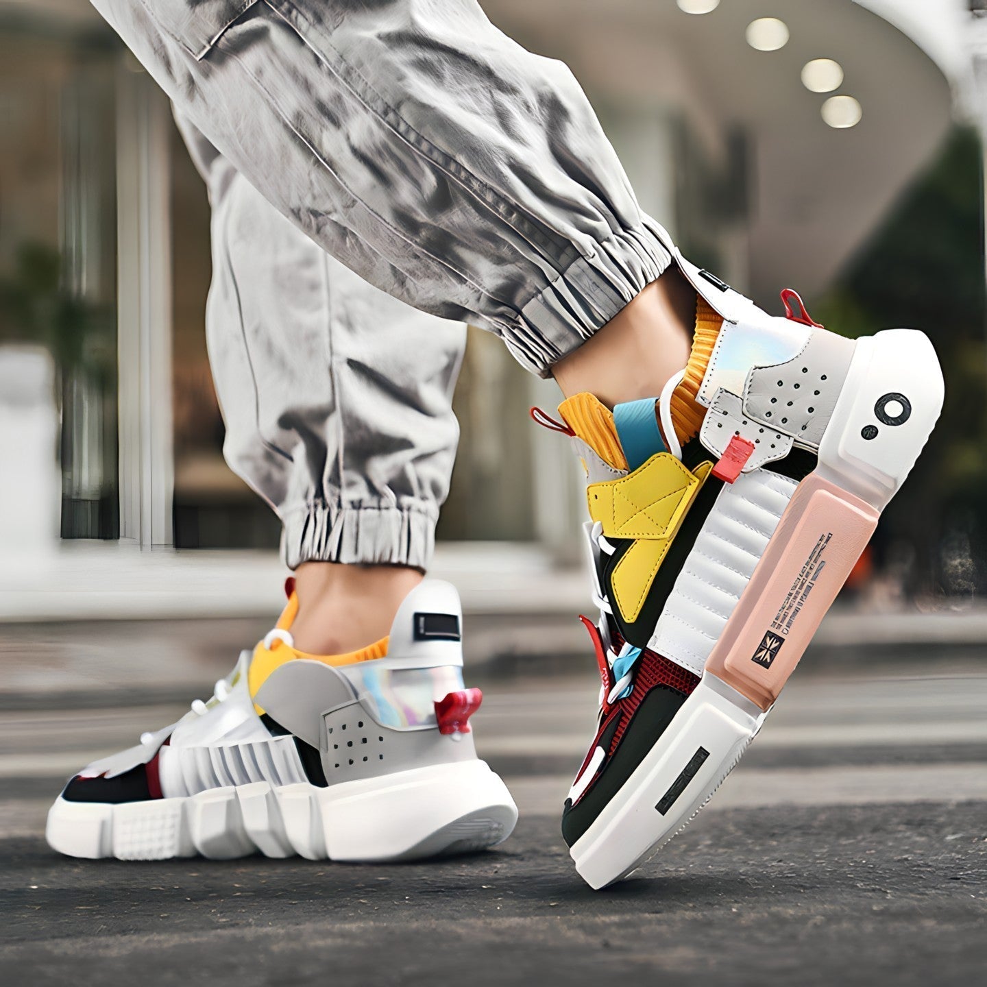 Devako | Streetwear-sneakers i blandede farver