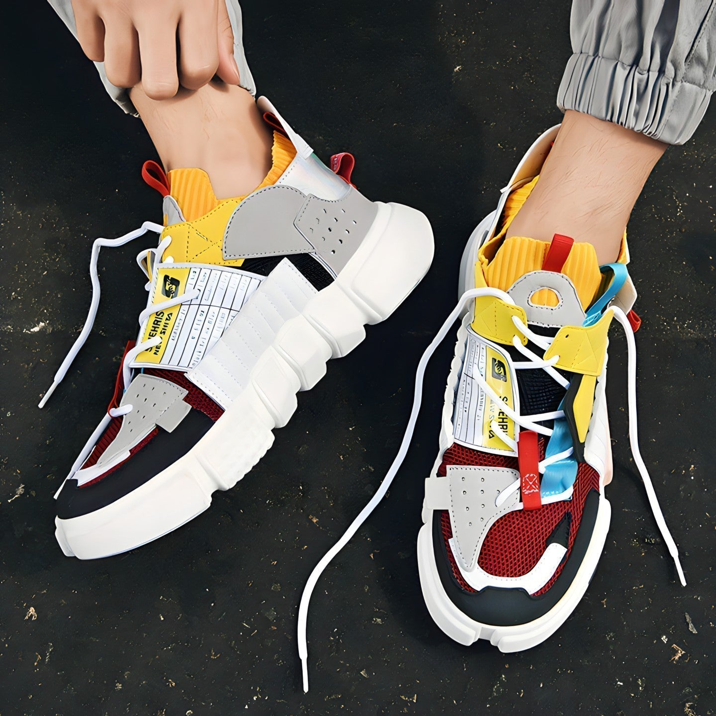 Devako | Streetwear-sneakers i blandede farver