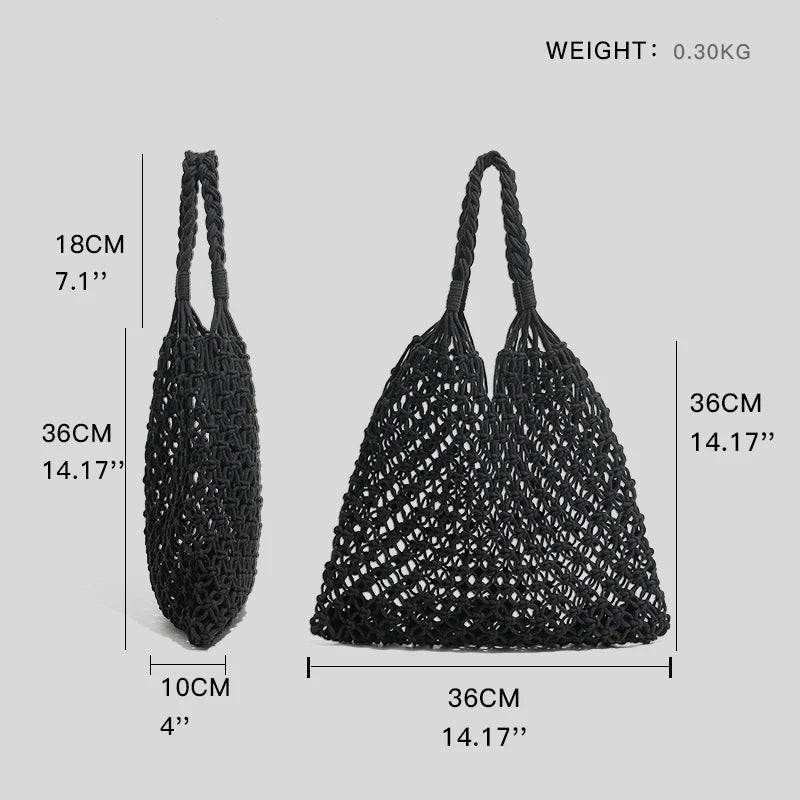 Aubree Woven Beach Bag