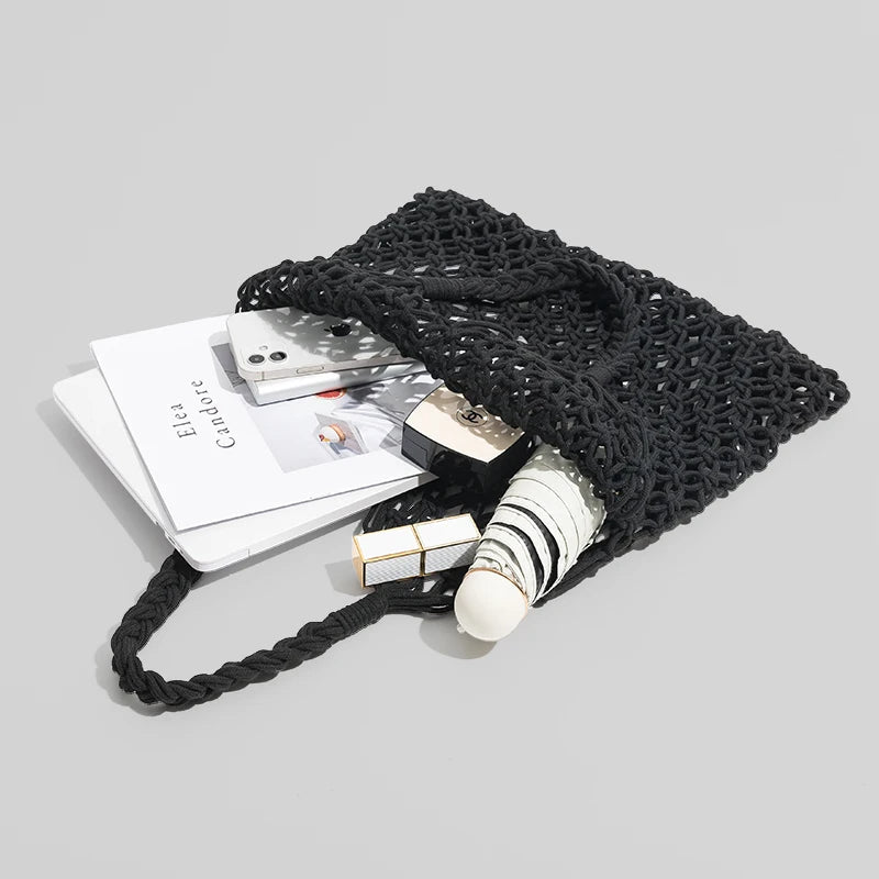 Aubree Woven Beach Bag