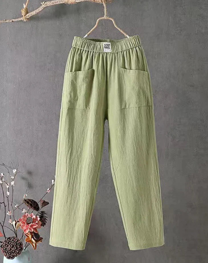 Evelyn - Casual bomuldsbukser
