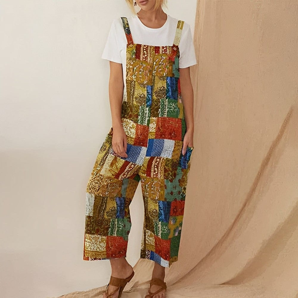 Merel - Jumpsuit med etniske lapper