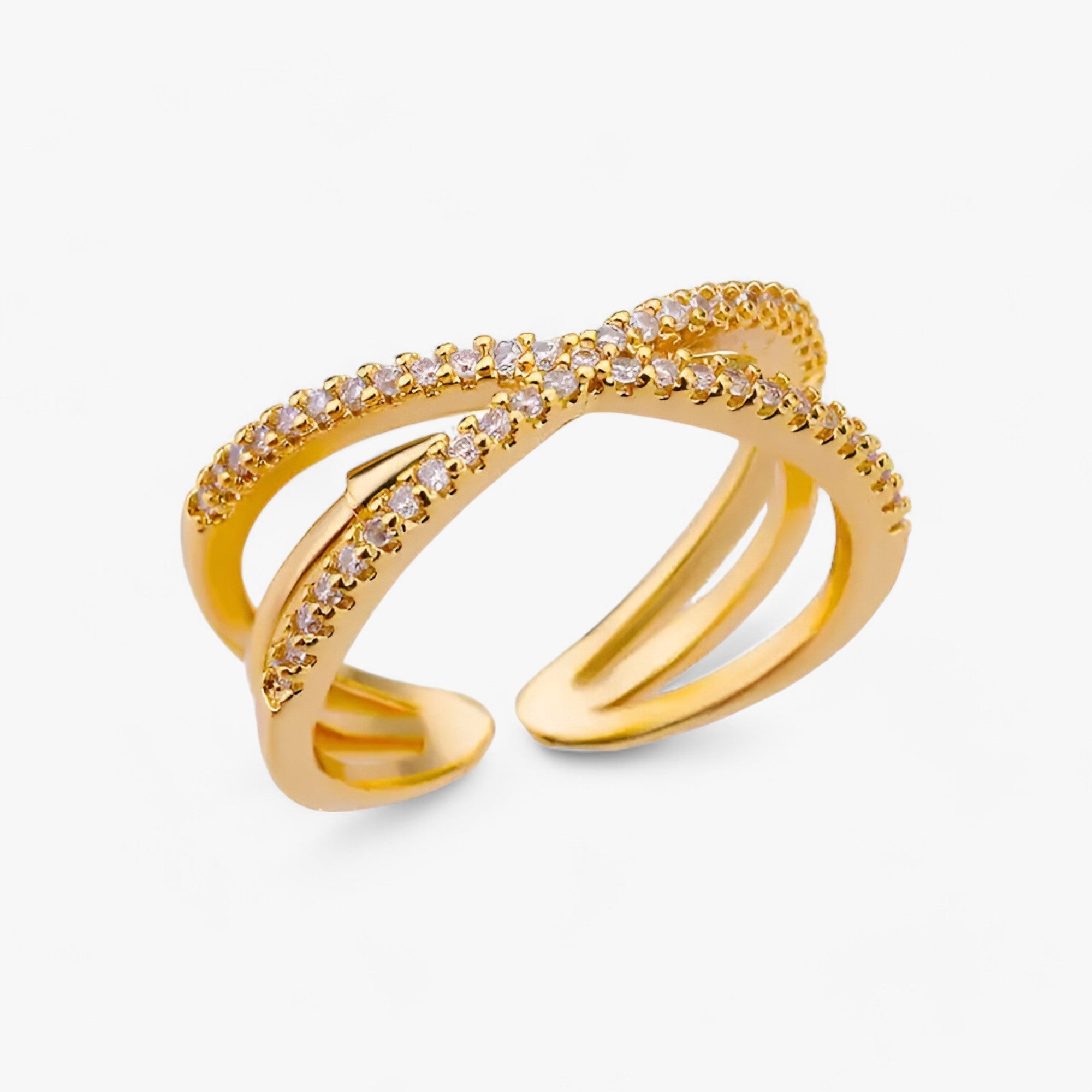 Zara | Funklende Kors Ringe - Luksuriøs Touch til Hver Speciel Begivenhed