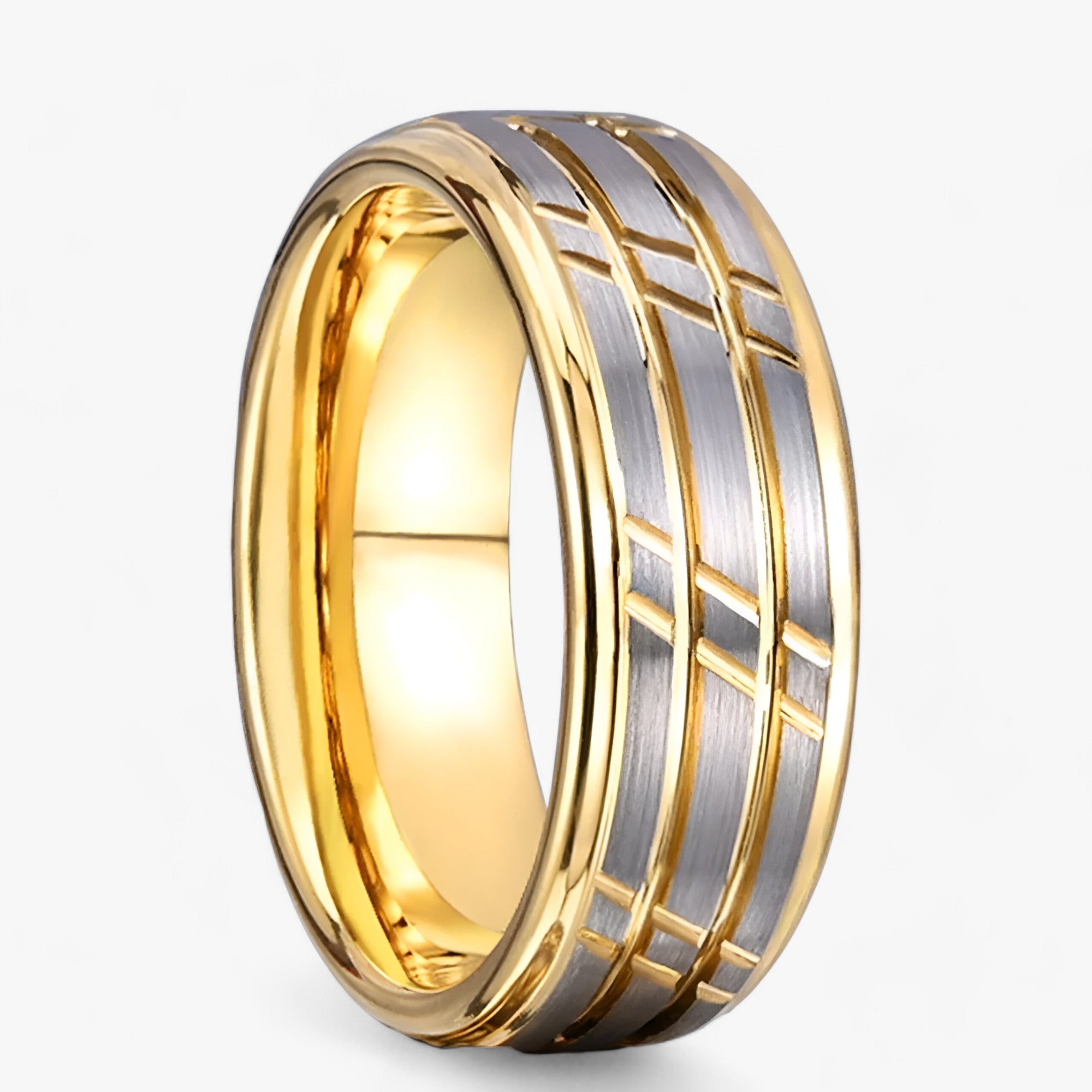 GOLDIE | Elegant Tungsten Ring - Perfekt Blandning af Stil og Holdbarhed