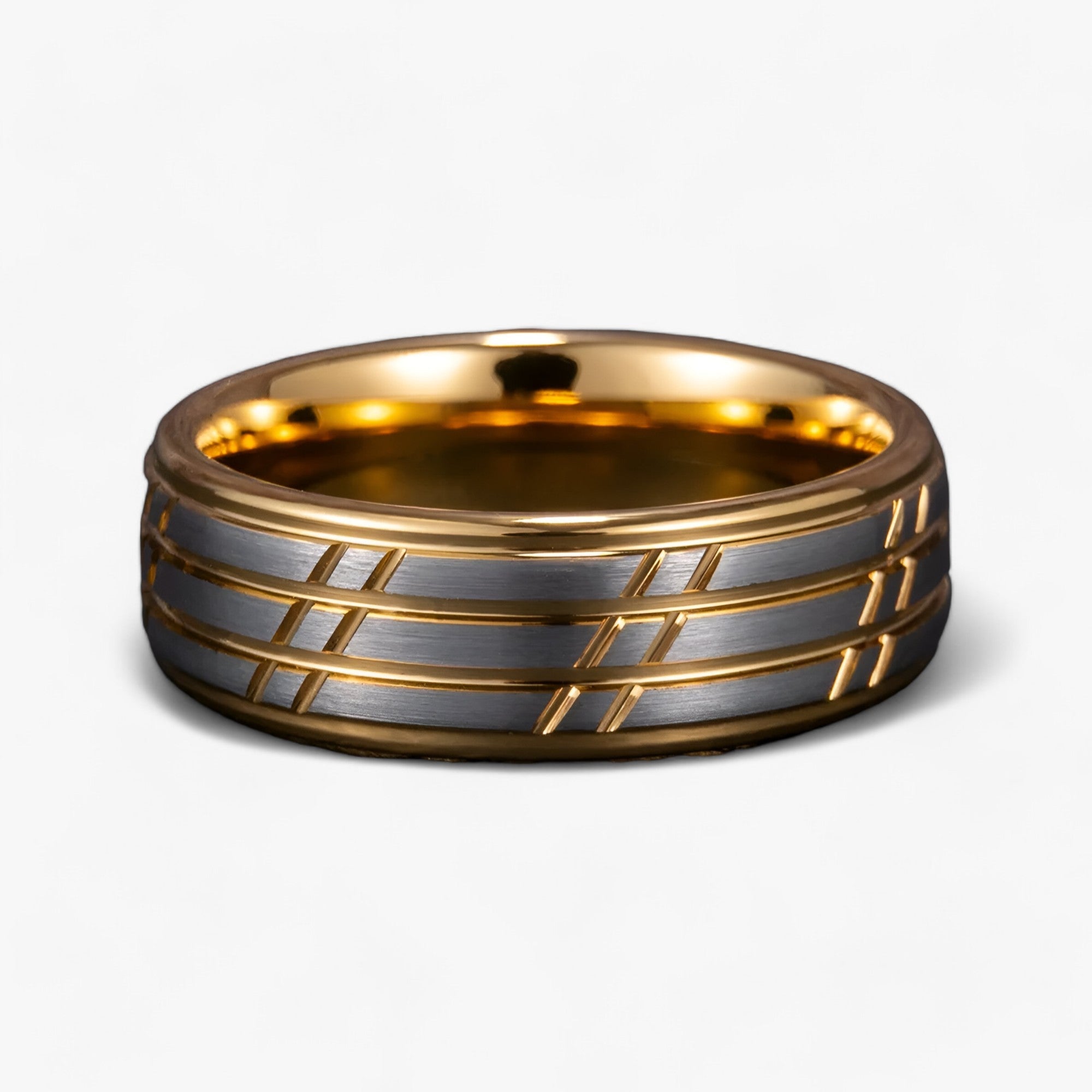 GOLDIE | Elegant Tungsten Ring - Perfekt Blandning af Stil og Holdbarhed