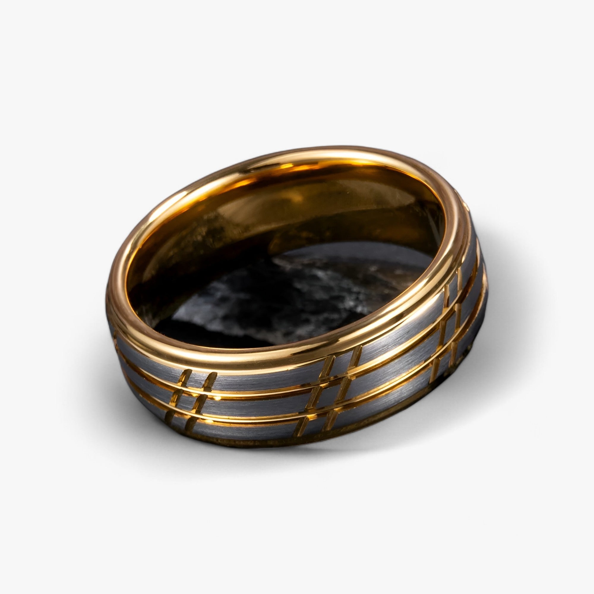 GOLDIE | Elegant Tungsten Ring - Perfekt Blandning af Stil og Holdbarhed