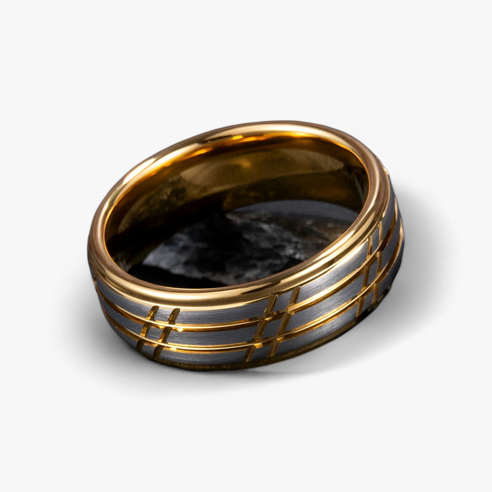 GOLDIE | Elegant Tungsten Ring - Perfekt Blandning af Stil og Holdbarhed