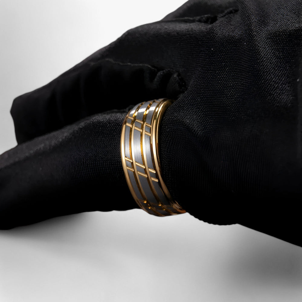 GOLDIE | Elegant Tungsten Ring - Perfekt Blandning af Stil og Holdbarhed