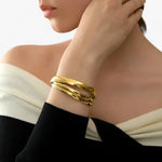 Mia | Vandtæt armbånd - Minimalistisk 18K guldvedhæng