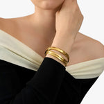 Mia | Vandtæt armbånd - Minimalistisk 18K guldvedhæng