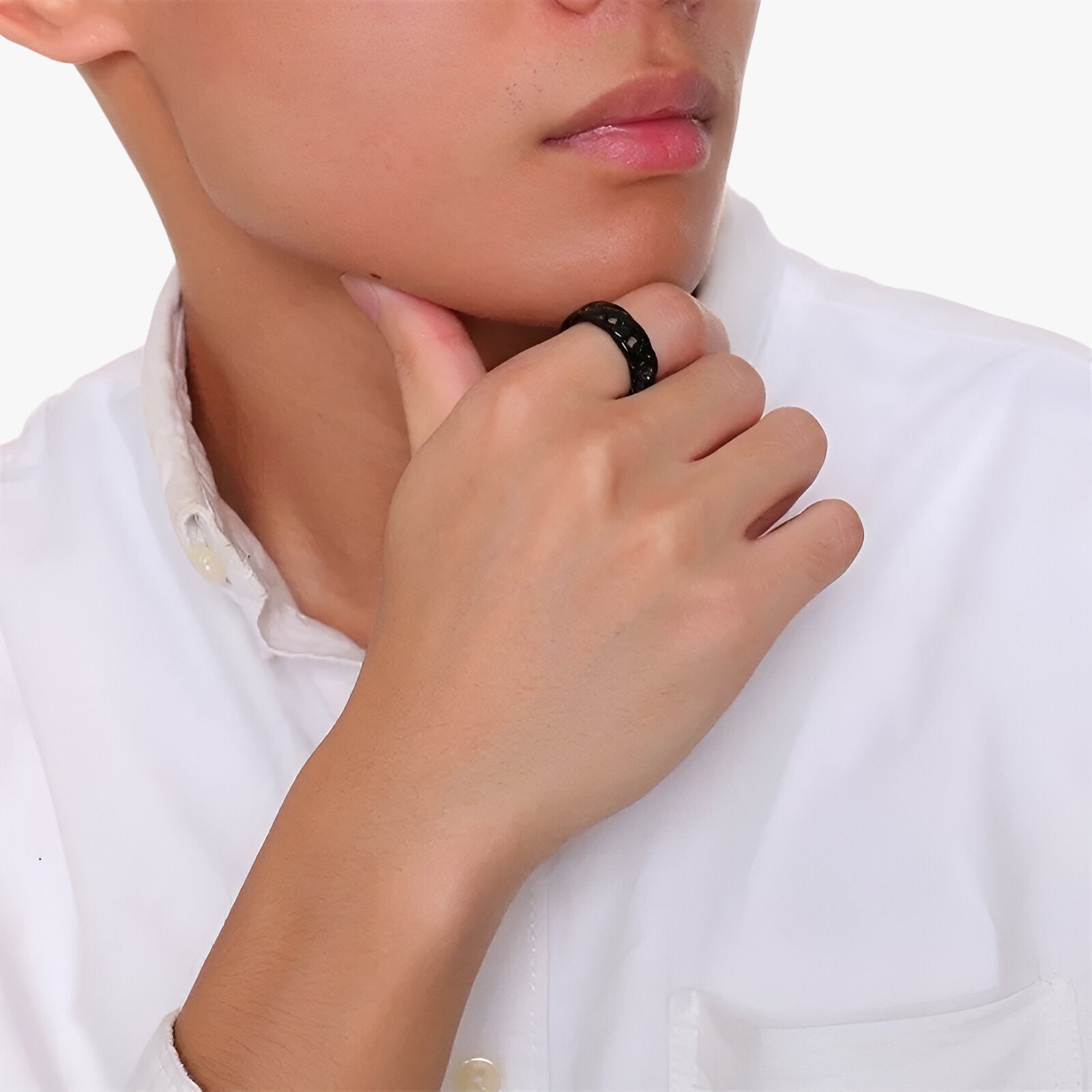 JENS | Herre Ring - Selvsikker og Sofistikeret med Slankt Design
