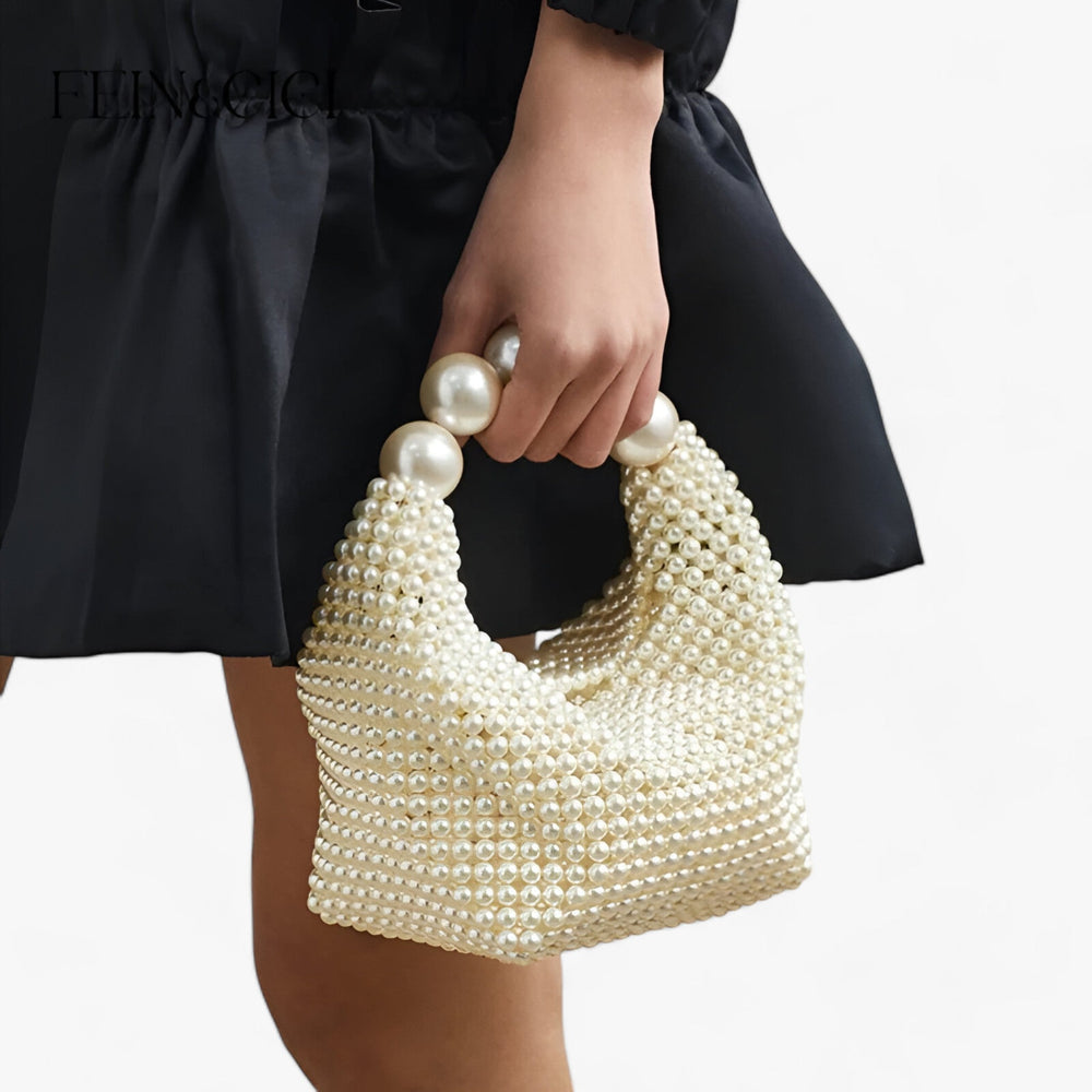 LUNA | Dame Perletaske - Sofistikeret Design til Stilfulde Anledninger