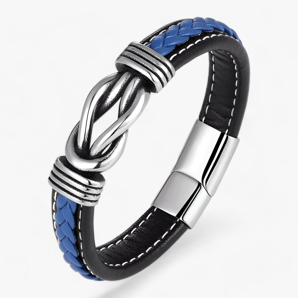 XAVIER | Ægte Læderarmbånd - Kombinerer Sofistikeret og Robusthed