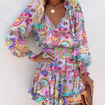 Annabelle - Minikjole - Blomstret chiffon