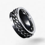 Modyle | Romersk Tal Spinner Ring - Moderne Æstetik og Holdbar Konstruktion