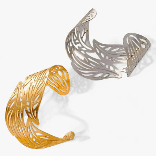 LUNIA | Rustfrit Stål Armbånd - Stilfuld Glans og Alsidighed