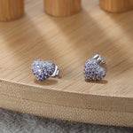 Seraphina - Sparkling Heart Stud øreringe