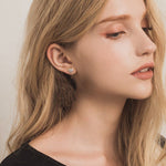 Seraphina - Sparkling Heart Stud øreringe