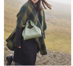 Minchen - Vintage tote-hængetaske i blødt læder