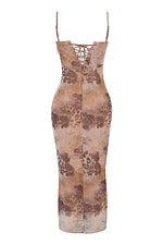 Blonde Maxi Kjole | Figursyet & Elegant | Perfekt til Aftenen