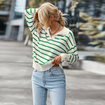 Mila™ | Klassisk striksweater med striber