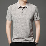 Poloshirt med tryk i italiensk stil - Navi